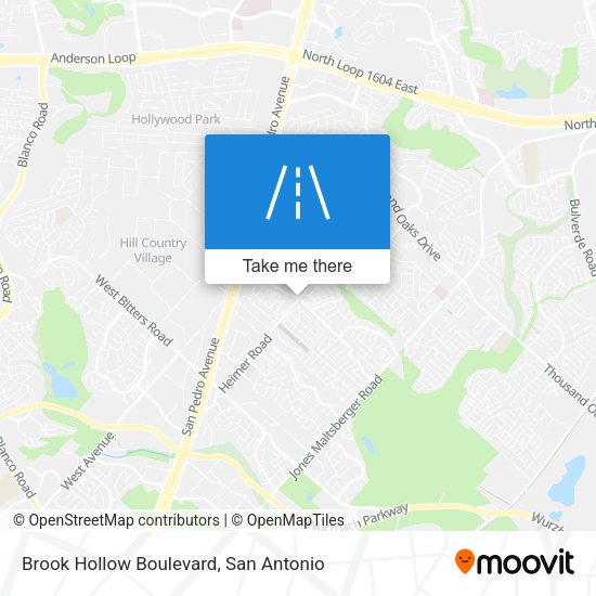 Mapa de Brook Hollow Boulevard