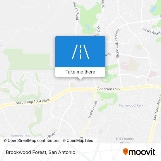 Brookwood Forest map