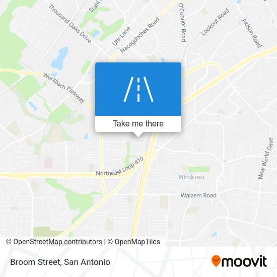 Broom Street map