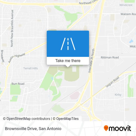 Brownsville Drive map