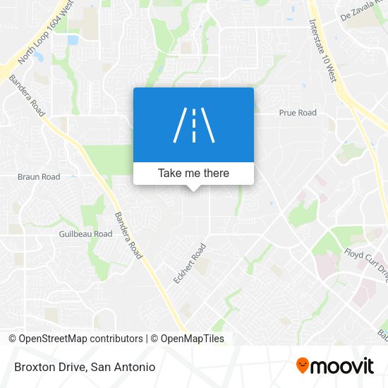 Mapa de Broxton Drive