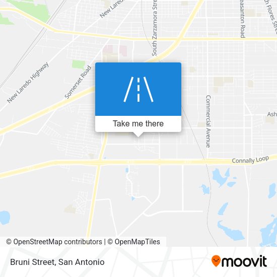 Mapa de Bruni Street