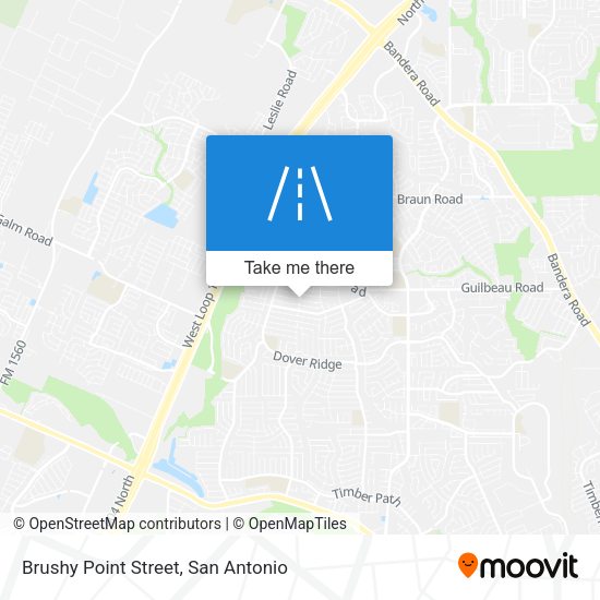 Mapa de Brushy Point Street