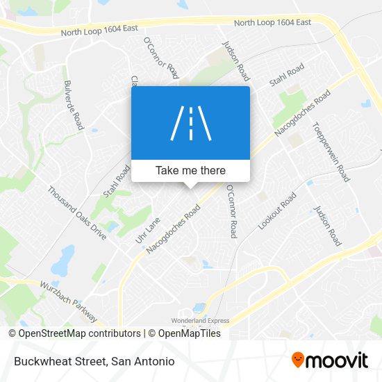 Buckwheat Street map