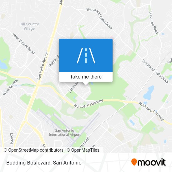 Budding Boulevard map