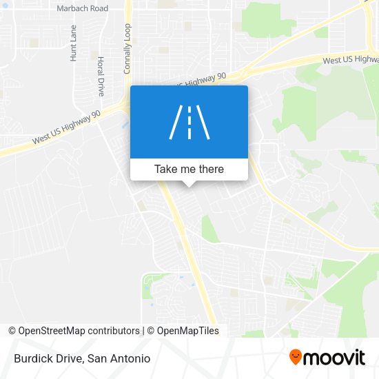 Mapa de Burdick Drive