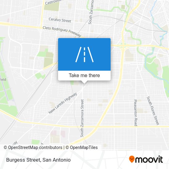 Burgess Street map