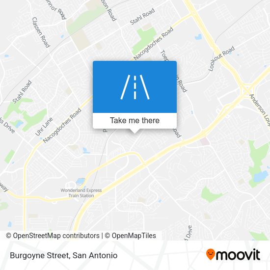 Burgoyne Street map
