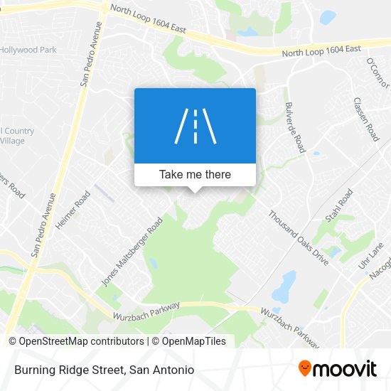 Burning Ridge Street map