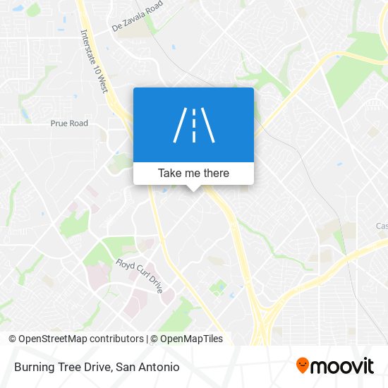 Burning Tree Drive map