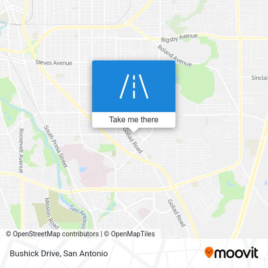 Mapa de Bushick Drive