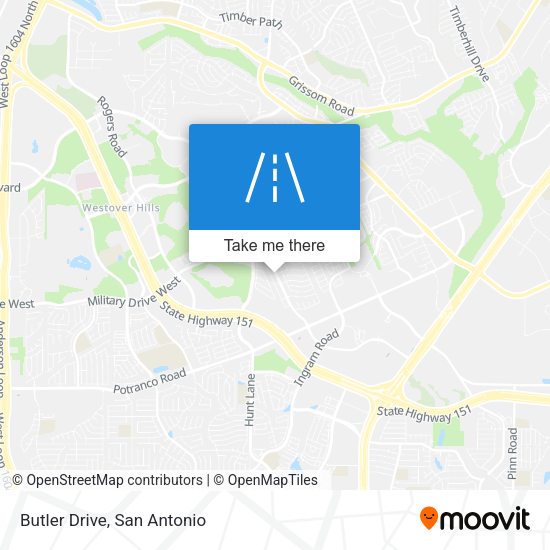 Butler Drive map