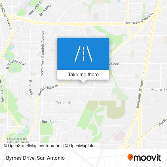 Mapa de Byrnes Drive