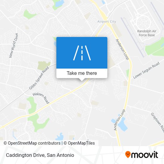 Caddington Drive map