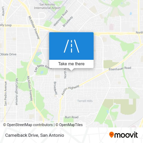 Camelback Drive map