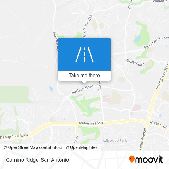 Mapa de Camino Ridge