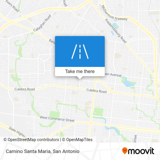 Camino Santa Maria map