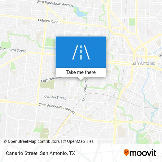 Mapa de Canario Street