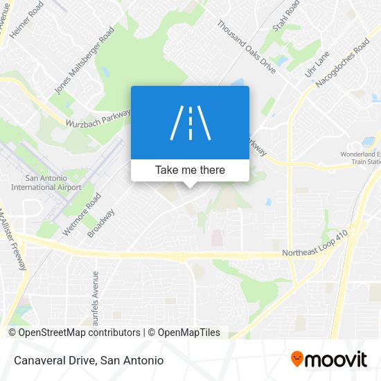 Canaveral Drive map