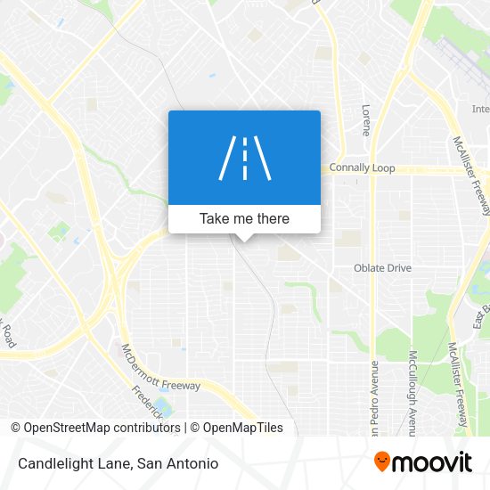 Candlelight Lane map