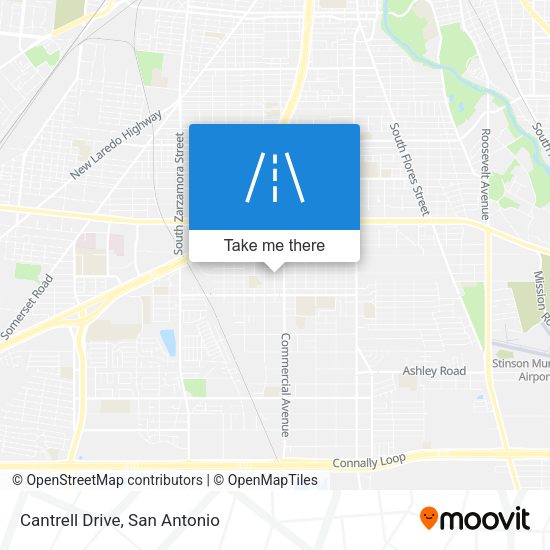 Mapa de Cantrell Drive