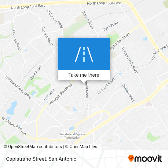 Capistrano Street map