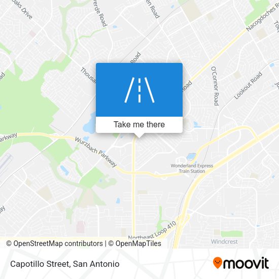 Mapa de Capotillo Street