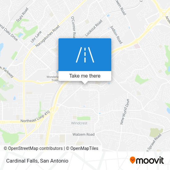 Mapa de Cardinal Falls