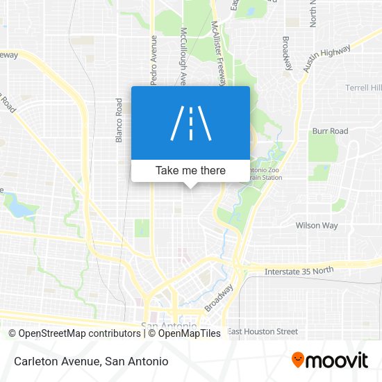 Carleton Avenue map