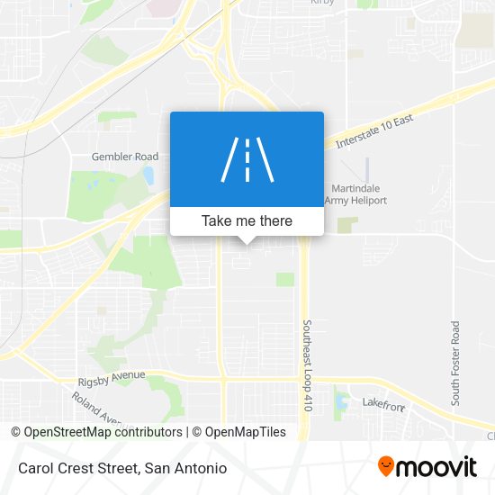 Carol Crest Street map