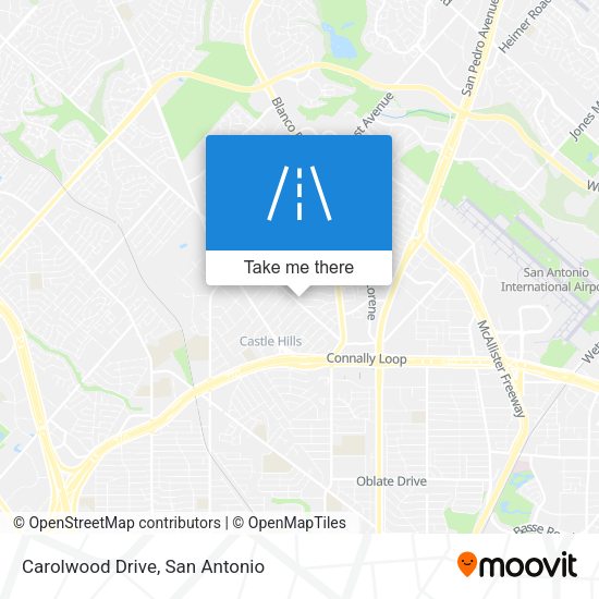 Carolwood Drive map