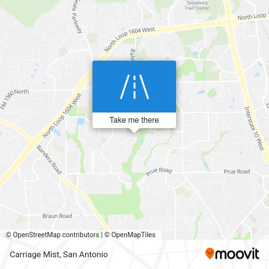 Mapa de Carriage Mist