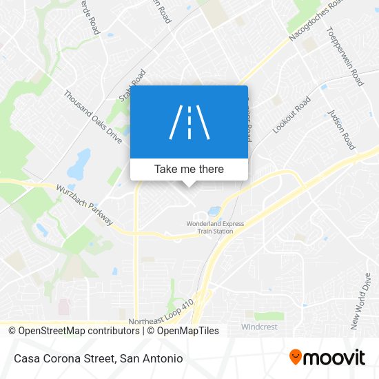 Casa Corona Street map
