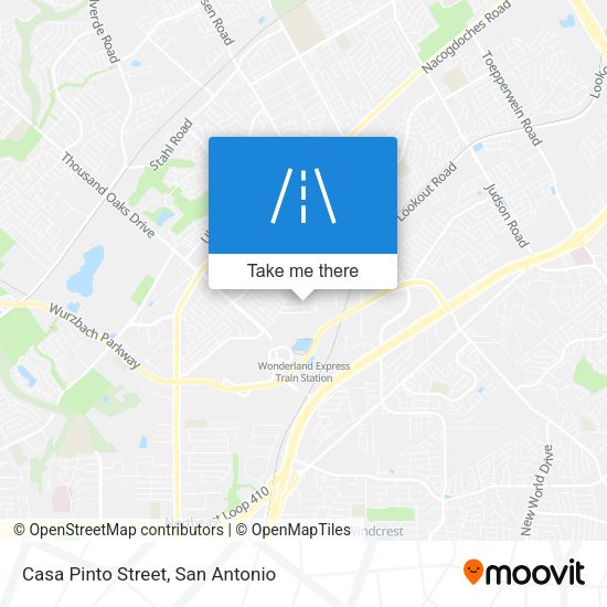 Casa Pinto Street map