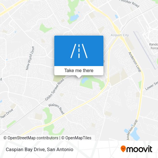 Caspian Bay Drive map