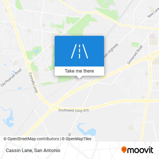 Mapa de Cassin Lane
