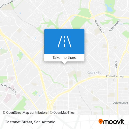 Castanet Street map