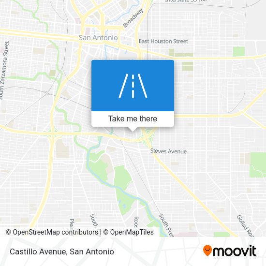Mapa de Castillo Avenue