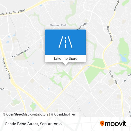 Castle Bend Street map