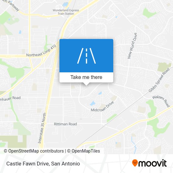 Castle Fawn Drive map