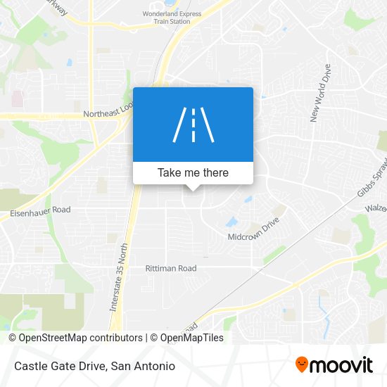 Mapa de Castle Gate Drive