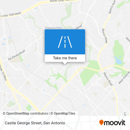 Castle George Street map