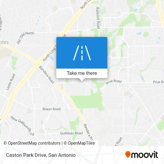 Caston Park Drive map