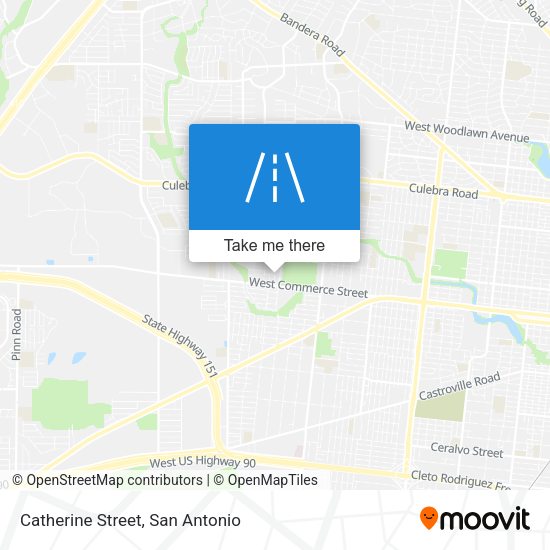 Mapa de Catherine Street