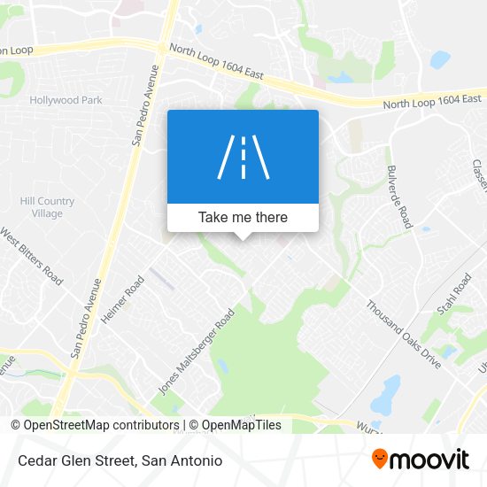 Mapa de Cedar Glen Street