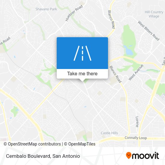 Mapa de Cembalo Boulevard