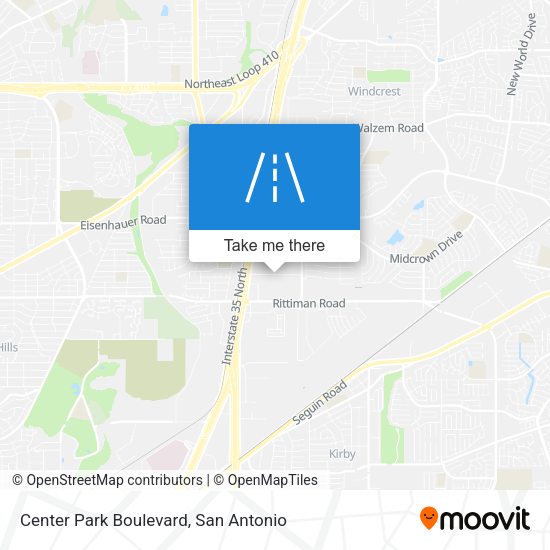 Mapa de Center Park Boulevard