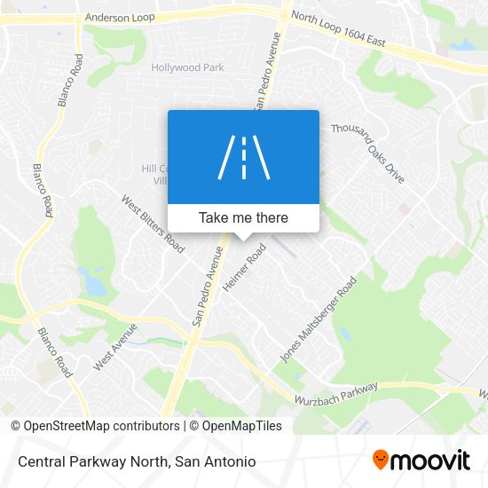 Central Parkway North map