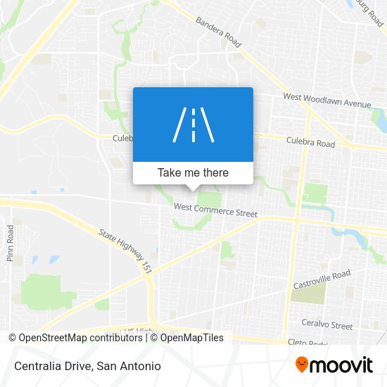 Centralia Drive map