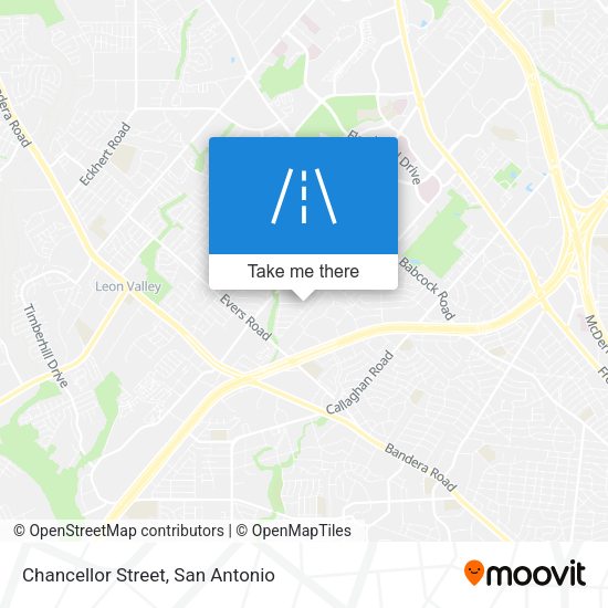 Chancellor Street map
